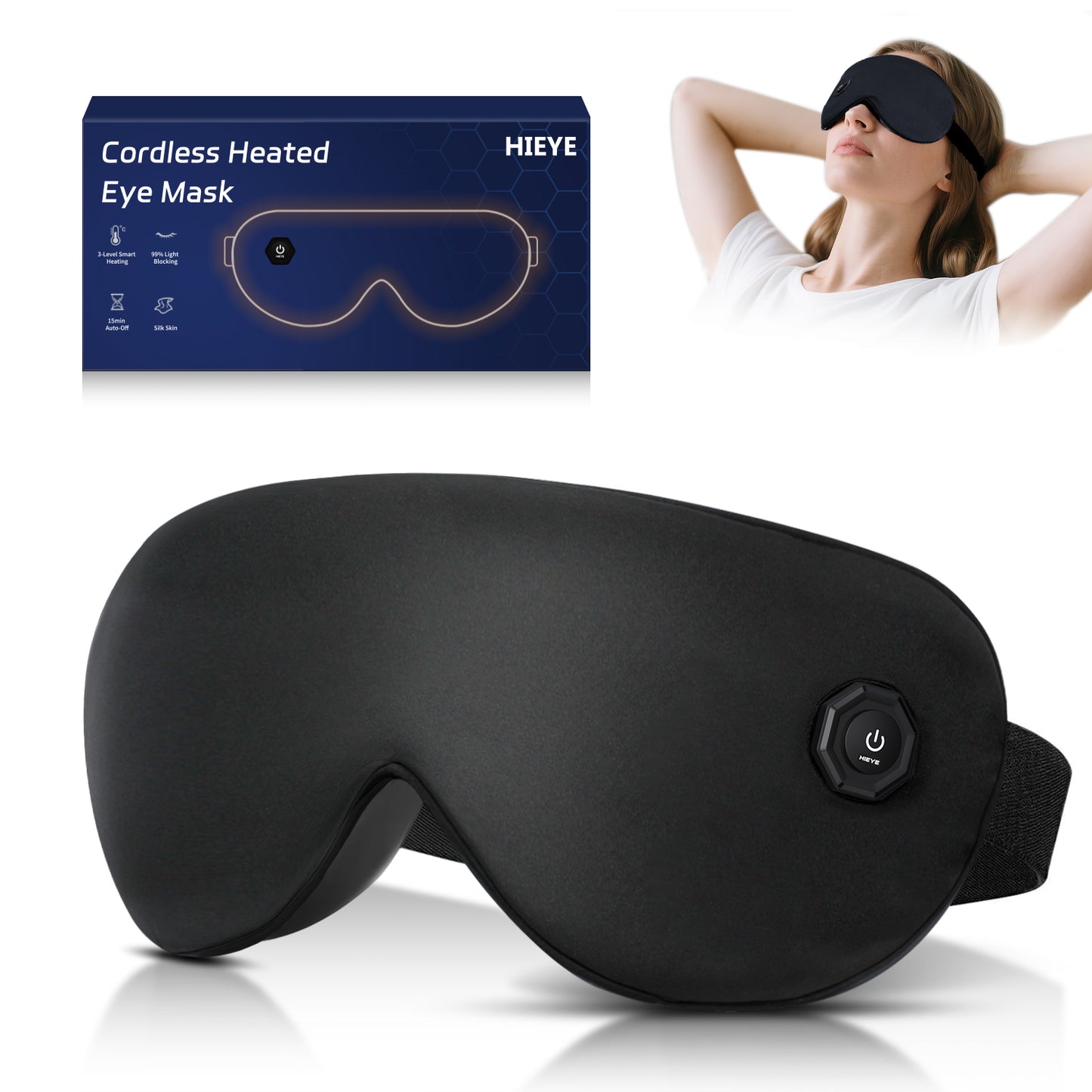 Cordless Electric Heated Eye Mask for Dry Eyes