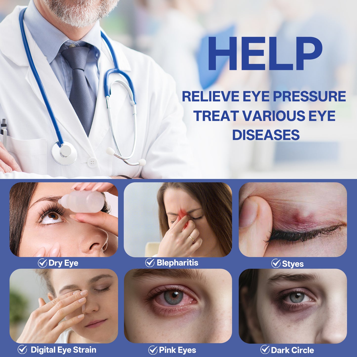 Cordless Electric Heated Eye Mask for Dry Eyes