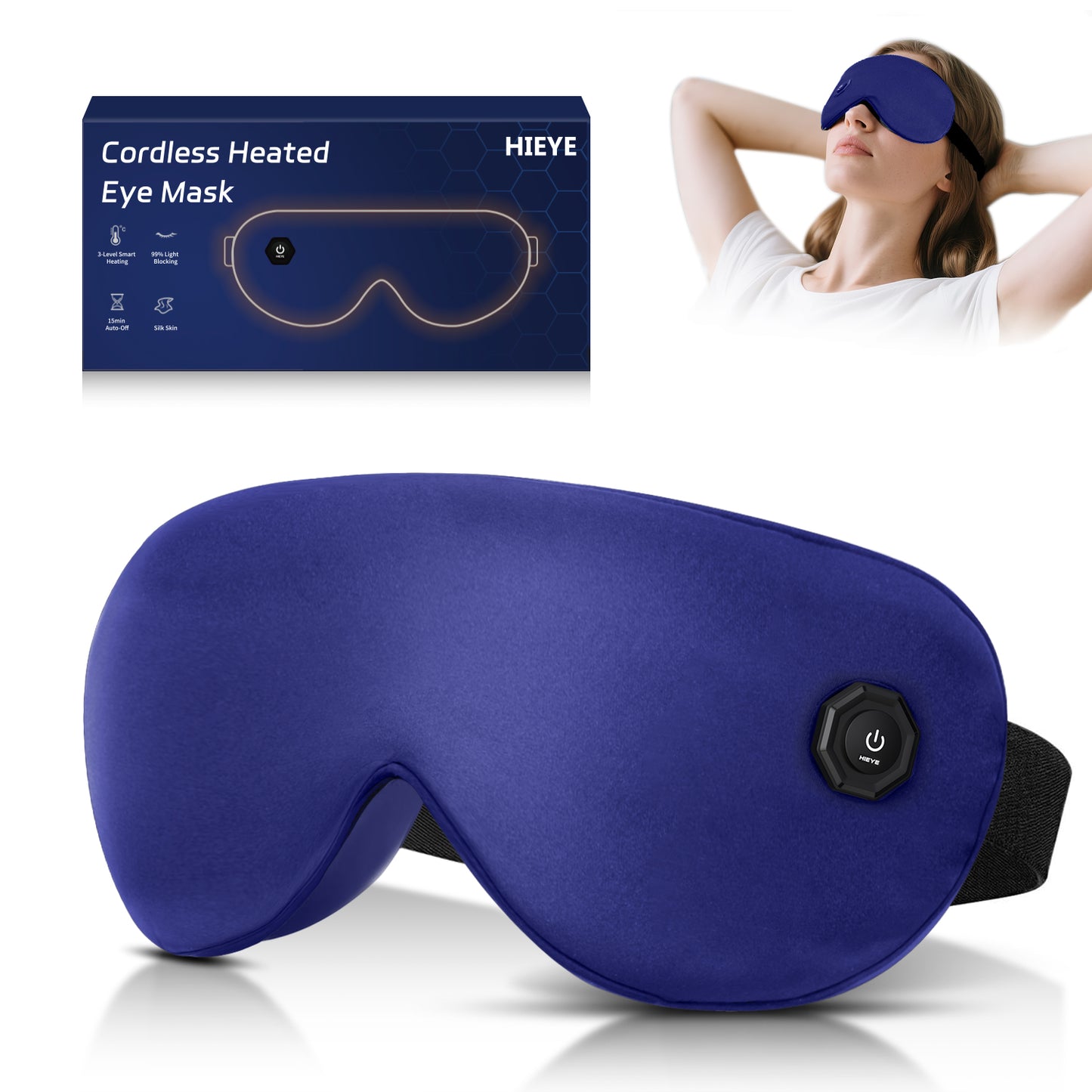 Cordless Electric Heated Eye Mask for Dry Eyes